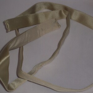 Taupe Satin Dress Straps: Adjustable Bridal Shoulder Straps