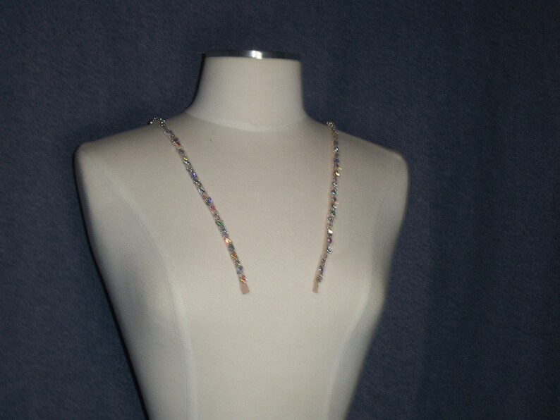 beaded spaghetti straps