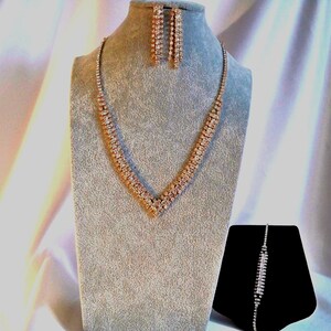 Vcagirest V-Shape Crystal Choker Necklace - Shiny Rhinestone Diamond Necklace Jewelry Gift For Women & Girls - View #7
