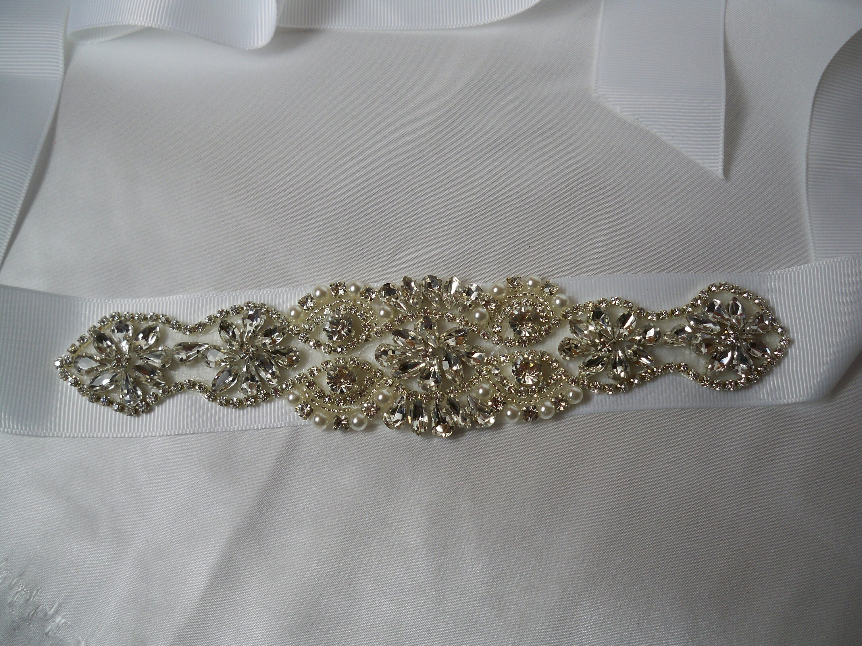 Crystal Sash David's Bridal Wedding Belts Dazzle Ever 