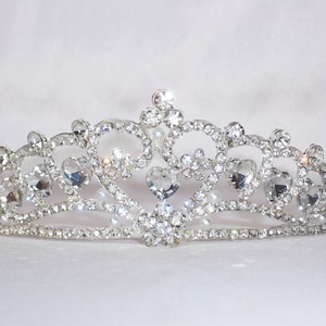 Rhinestone Tiara: Bridal, Prom, Quinceanera Crown