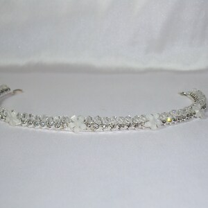 Rhinestone Crystal Bridal Tiara Headband: Party Prom Hair Accessory