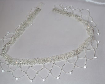 Beaded bridal belt, bridal sash, crystal bridal belt, beaded bridal sash, bridal dress belt, beaded sash, wedding dress sash, wedding belt