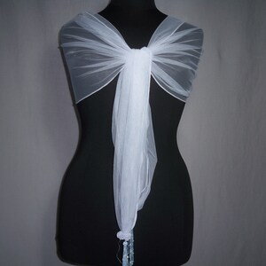 Beaded Lilac Mist Netting Shawl Wrap: Evening Wedding Cover-Up