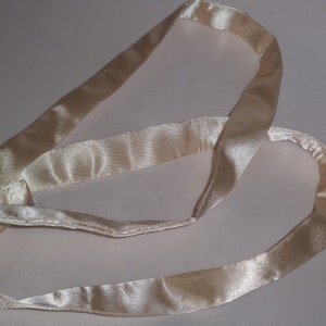 Tan Satin Detachable Dress Straps: Adjustable Bridal Shoulder Straps