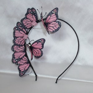 Butterfly headband headpiece, Bohemian Festival Headpiece, Costume butterfly, Fascinator, Butterfly Fascinator, Wedding Hat ,Tea party hat
