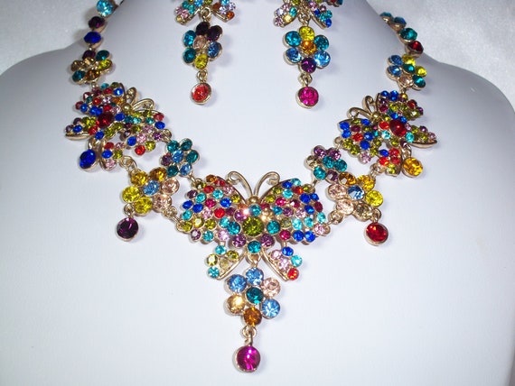xiao S Multicolor Claw Rhinestone Crown Necklace India | Ubuy