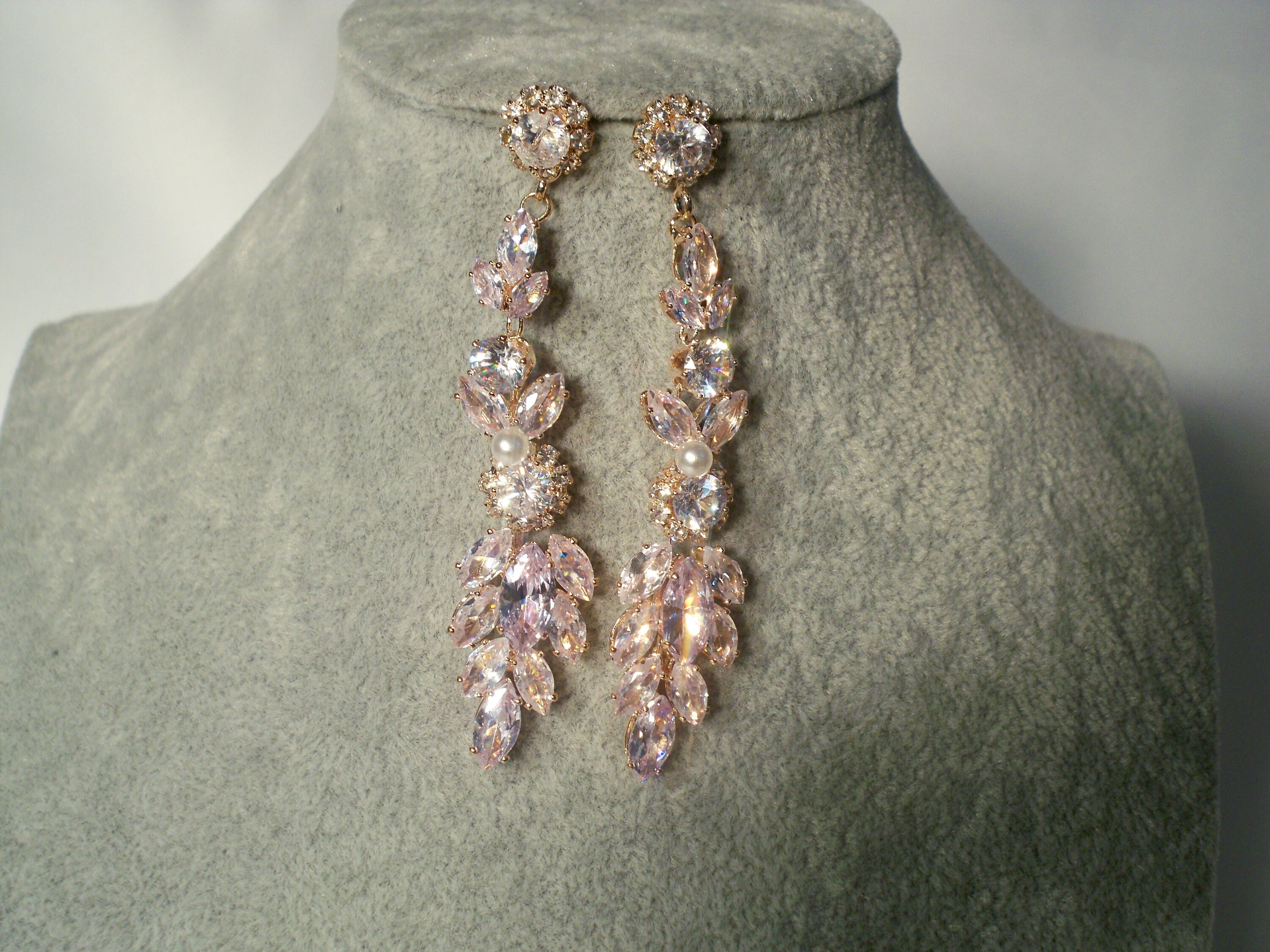 Rose Gold Formal Jewelry Etsy
