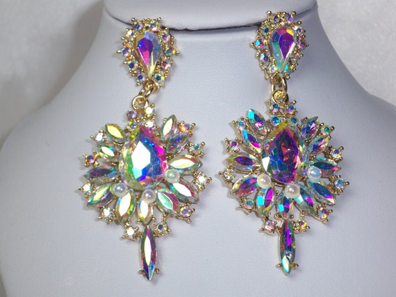 Collier Et Boucles D'oreilles Strass Cristal Argent - Ensemble De Bijoux Fantaisie | Cadeau Femme, Style élégant