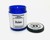 Relax Soy Candle, Scented Candles, Bookish Candles, Eucalyptus, Aromatherapy Candle, Spa Gift Box, Spa Quality, Home Decor