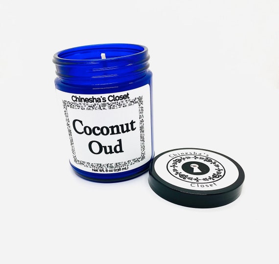 Coconut Oud Candle Scented Candles Soy Candles Handmade Etsy