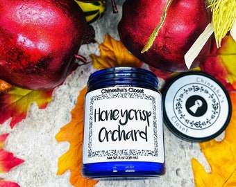 Honeycrisp Orchard, Soy Candle, Fall Candles, Homemade Candles, Fall Holiday Decor, Wood Wick Candles, Autumn Candle, Fall Decor