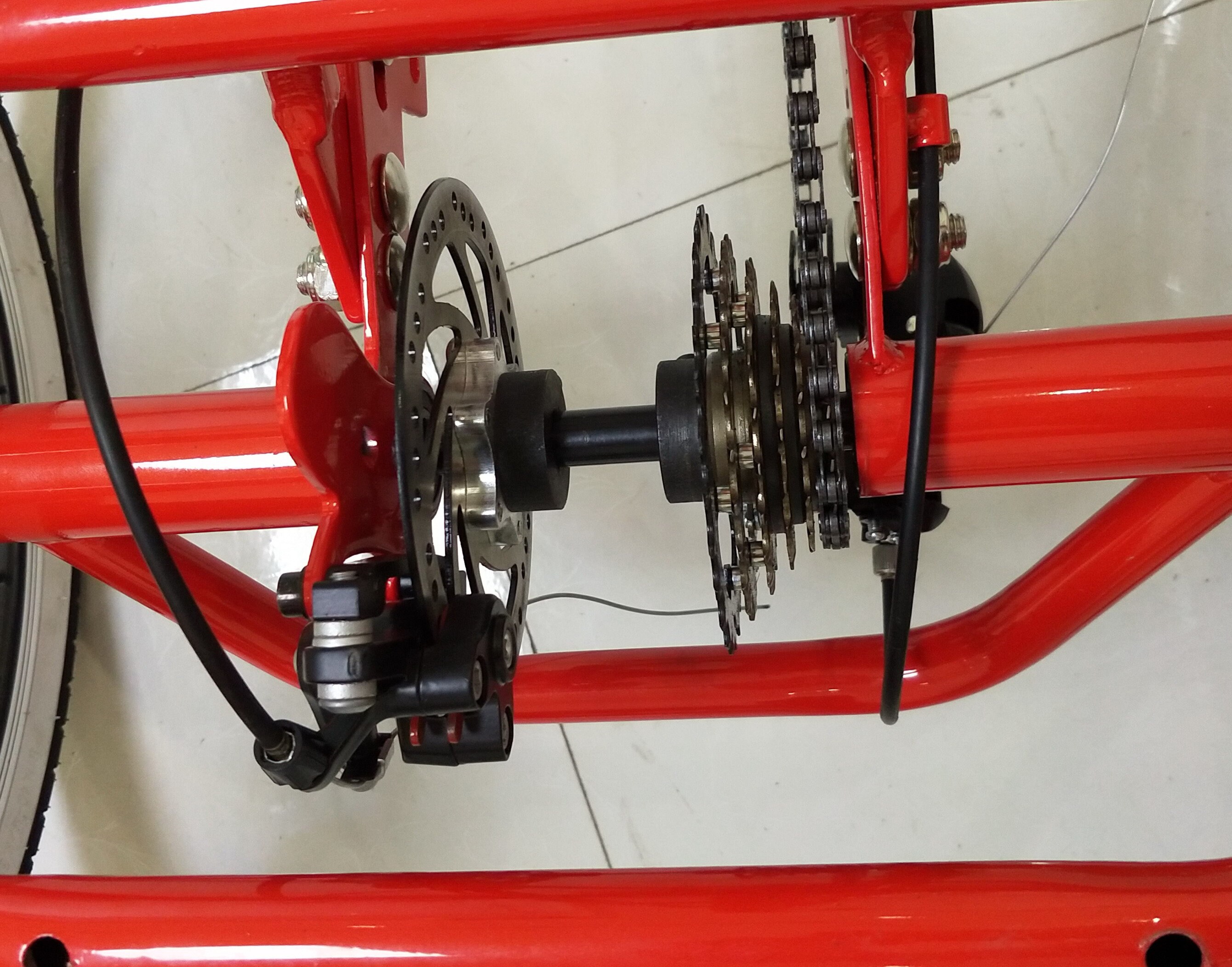 Adults tricycle folding frame 24 wheels 6speed Etsy