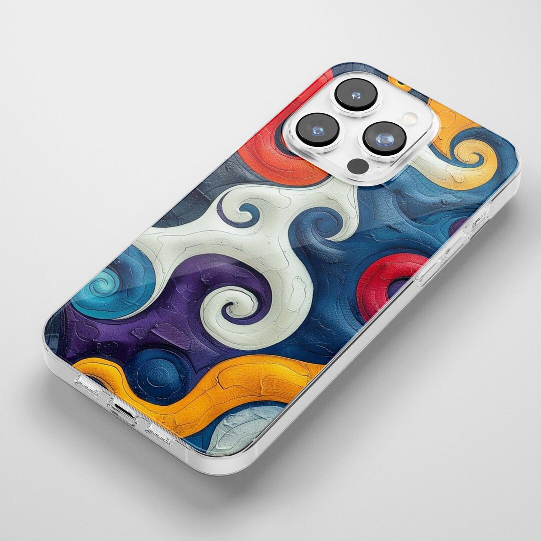 IPhone 16 Max Case With Floral Design Geometric iPhone 12 Silicone Case