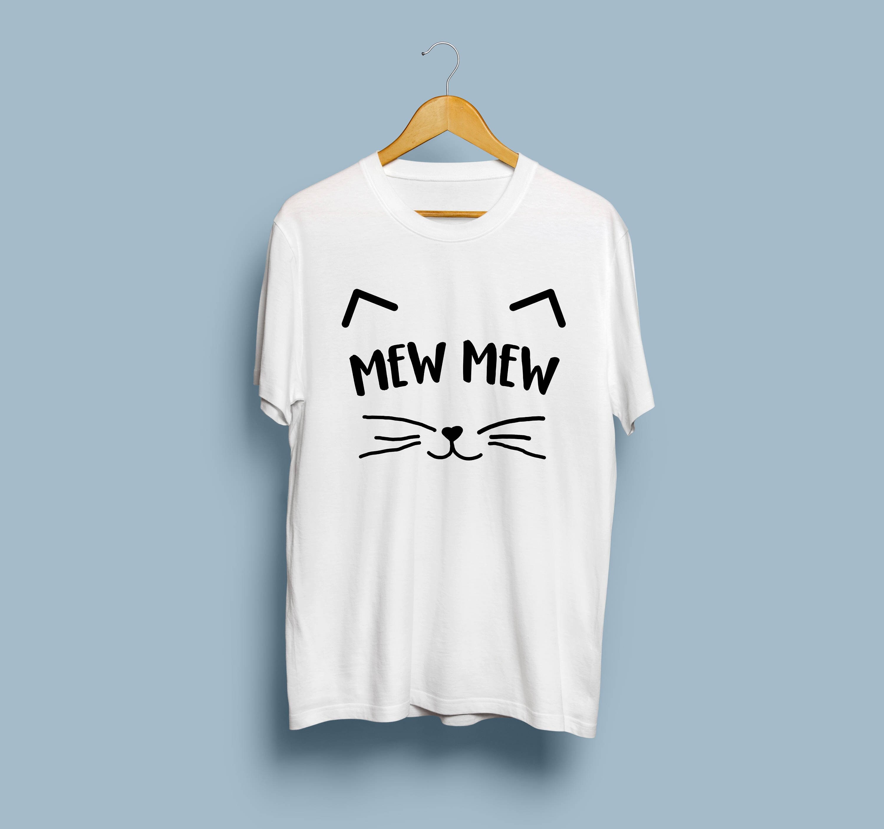 Image of Mew T-Shirt Meow Shirt Mother Of Cats Custom Quote Print Cat Mom Lover Gift Tumblr Clothing Graphic Tee Tu1120