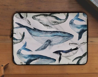 Whale Carrying Bag Whales ASUS HP Acer Toshiba Macbook Lenovo LG 360 Protective Carrying Bag 13.3 inch Animal Laptop Sleeve YP1518