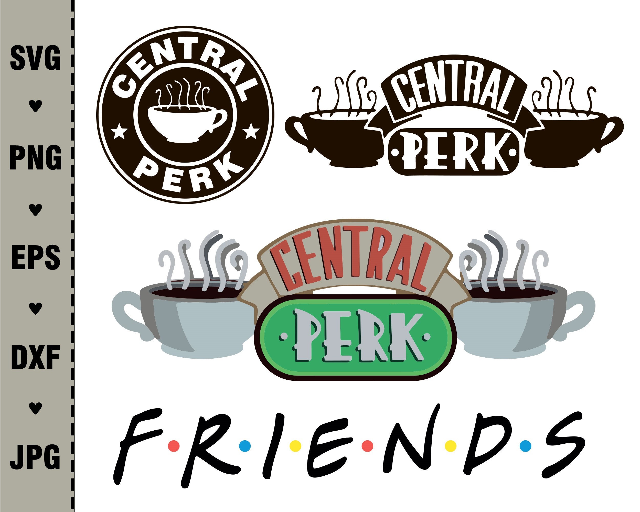 Friend Tv Show Vector Download Files Friends Logo Central Perk Etsy Friend Tv Show Vector Download Files Friends Logo Central Perk Etsy