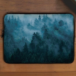 Foggy Forest Carrying Bag Nature ASUS HP Acer Toshiba Macbook Lenovo LG 360 Protective Carrying Bag 13.3 inch Fog Laptop Sleeve YP1492