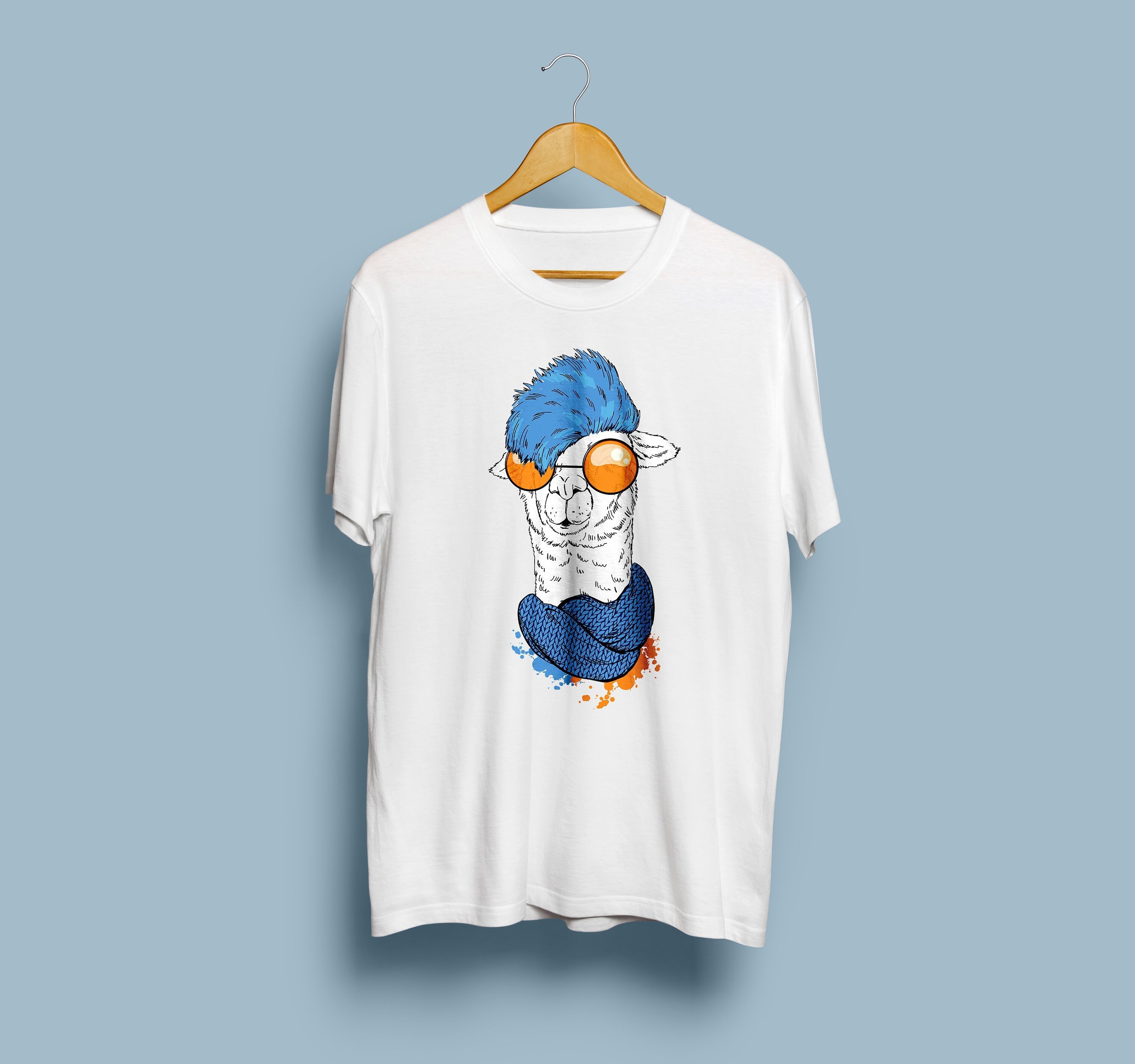 Image of Llama Shirt Unisex Sizes Tumblr Clothing Lama Tshirt Animal T Street Style Funny Graphic Tee Cool Tu1234