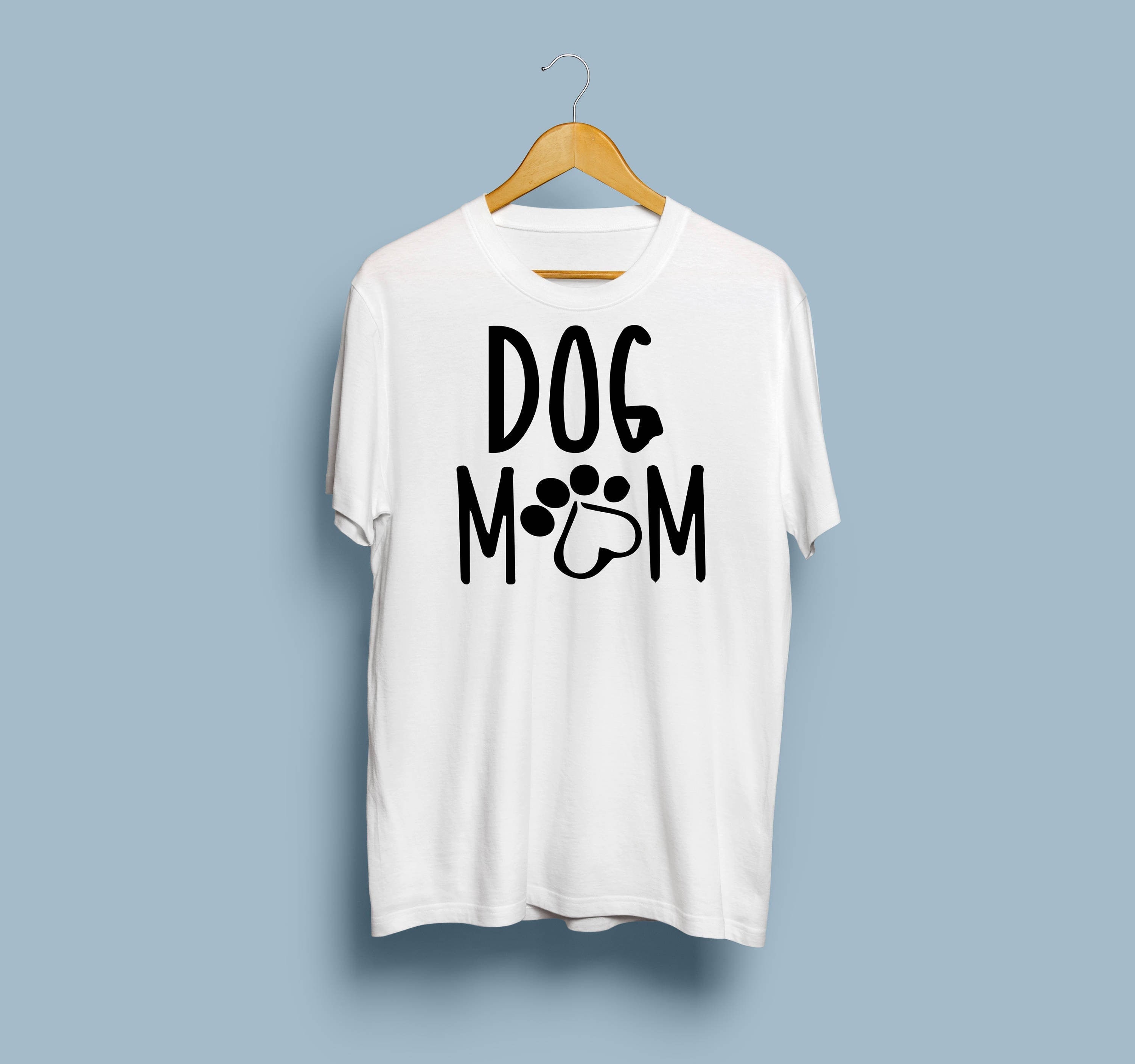 Image of Dog Mom Shirt Custom Pet Tee Lover Dogmom Gift Funny Graphic T Tu1088
