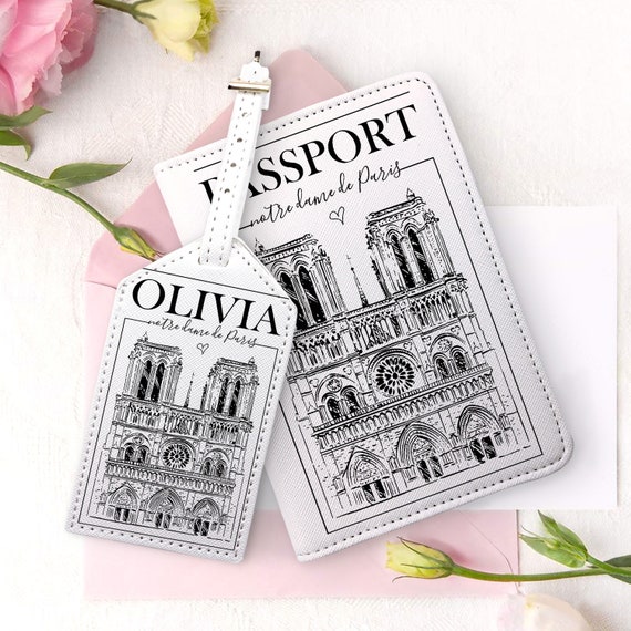 Watercolor Notre Dame De Paris Luggage Tag Label Travel Bag Label With Privacy Cover Luggage Tag Leather Personalized Suitcase Tag Travel Accessories Watercolor Notre Dame De Paris Luggage Tag Label Travel Bag Label With Privacy Cover Luggage Tag Leather Personalized Suitcase Tag Travel Accessories