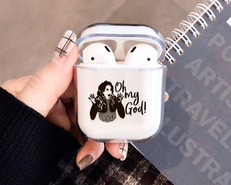 Oh My God Apple Airpods Pro Case Clear Inspirational Quotes Etsy