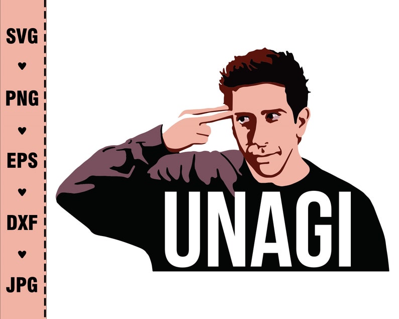 Download Unagi Ross Friends TV Show SVG File Friends TV Show Cut ...