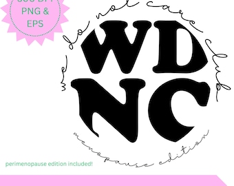 Menopausia Perimenopausia PNG EPS Diseño: We Do Not Care Club (Descarga digital)