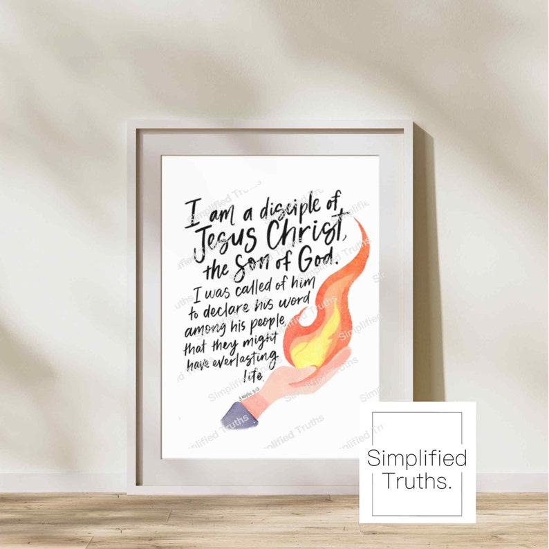 2024 Youth Theme LDS Young Women Printable Bulletin Board Poster for