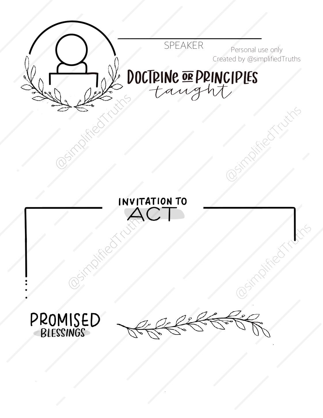 General Conference Notebook Journal LDS Church of Jesus Christ Etsy