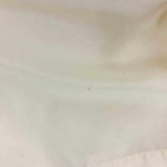Vintage 1980s Solid Yellow Button Down Fruit of T… - image 9