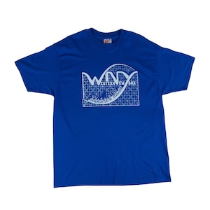 Vintage Western New York Coaster Club T-Shirt Royal Blue Amusement Park Tee XL