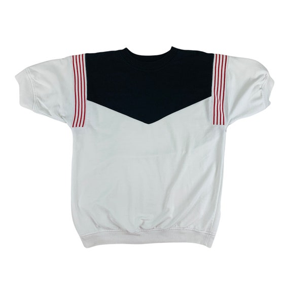 Vintage 1980s Red Stripe Short Sleeve The Members… - image 9