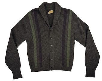 Shawl Collar Wool Pullover Sweater Bulky Made in Uruguay - Etsy