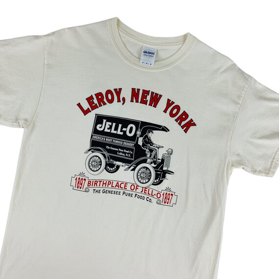 Vintage Birthplace of JellO Leroy New York Tee Desse… Gem
