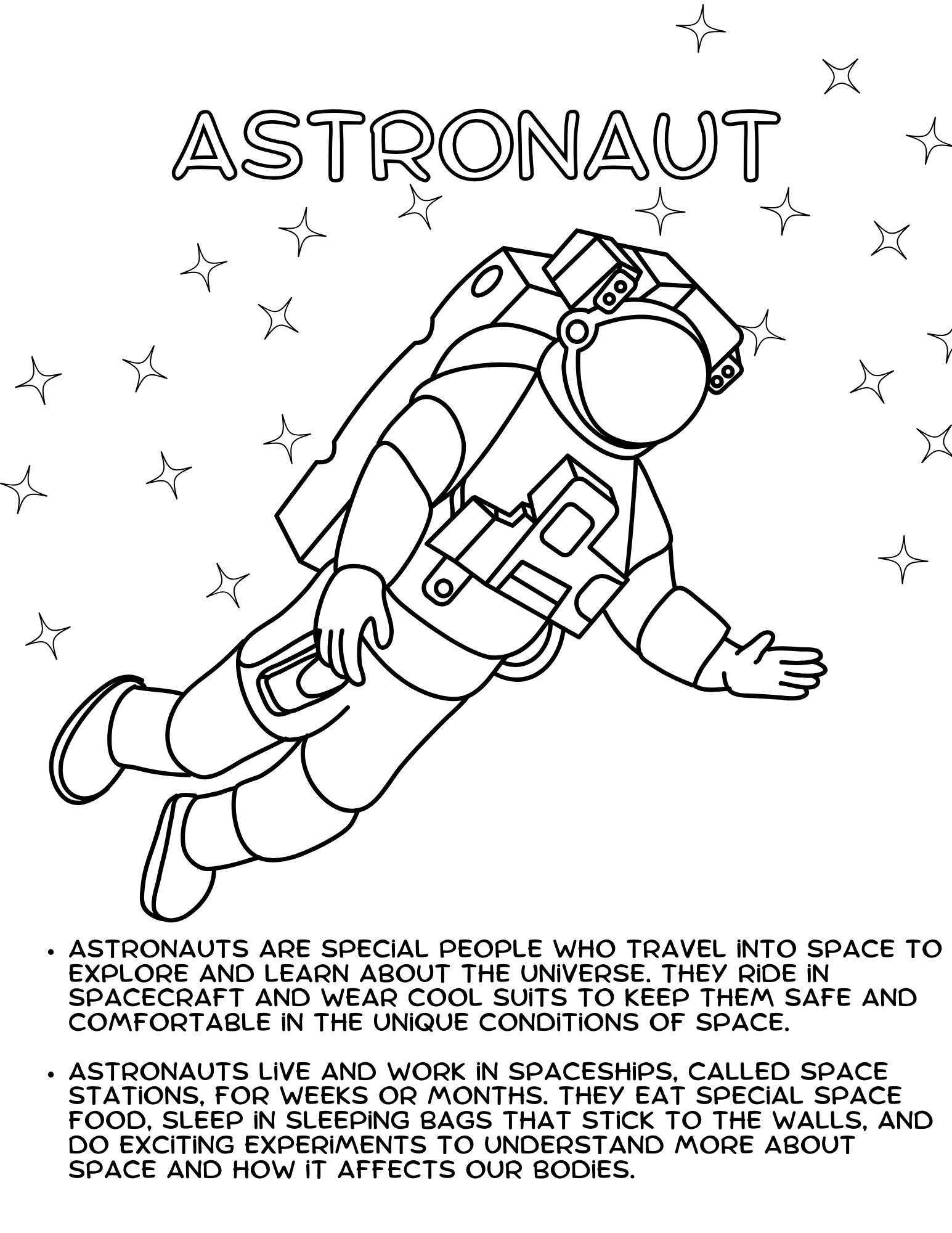 Space Exploration Printables: Astronauts, Space Shuttles, and Space ...