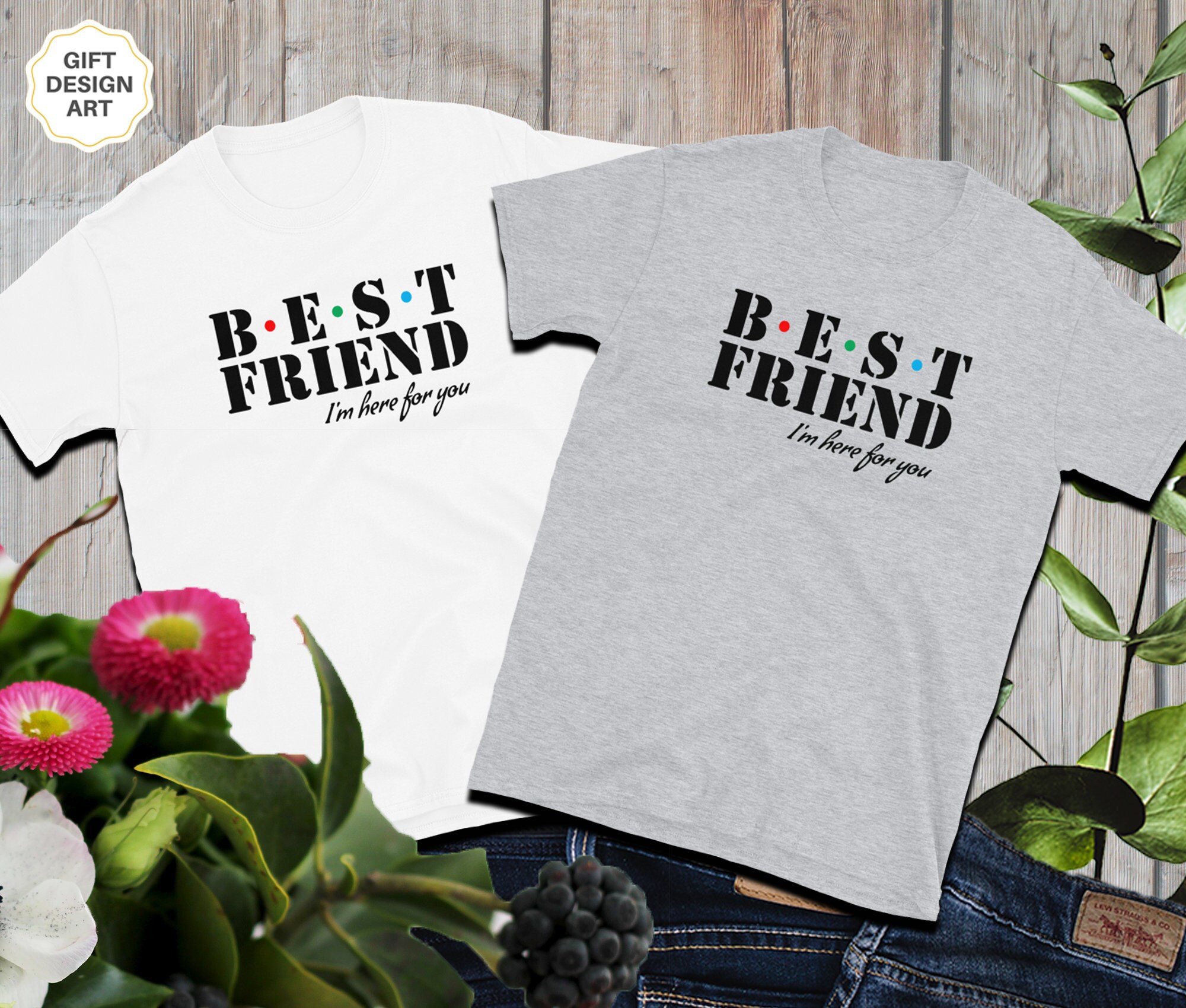 Best Friend Shirts Best Friend Shirts for 2 Best Friends Etsy UK