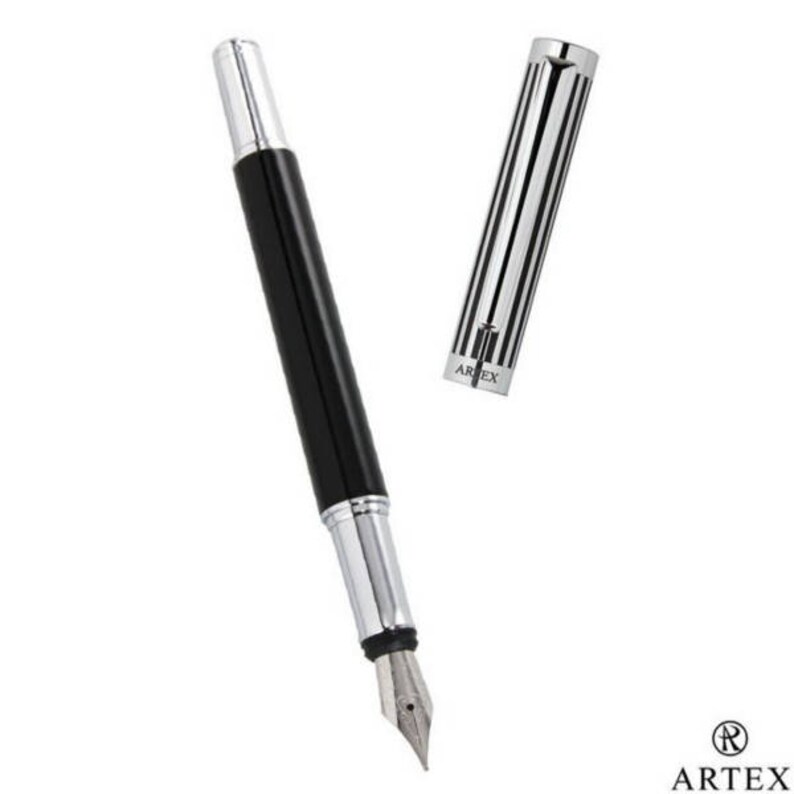 ARTEX Stylish Fountain Pen & Roller Pen 2 in 1 Gift Set Metal Etsy