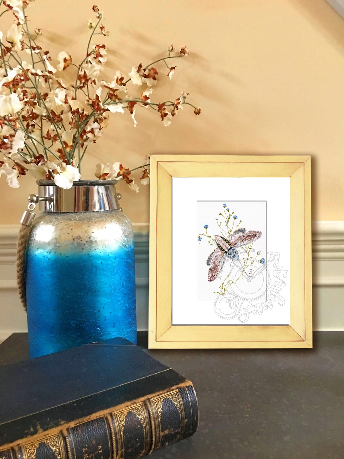 Hummingbird Hawk Moth Insect Natural History Print - Etsy