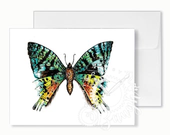 Butterfly Greeting Card, Just because Cards, Blank inside Card, For Her