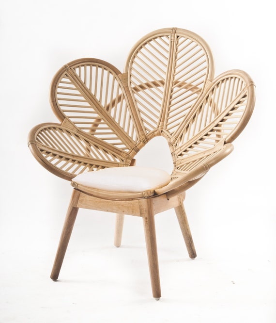 Kids Handmade Rattan Petal Chair Unique Kids Feature Chair Etsy