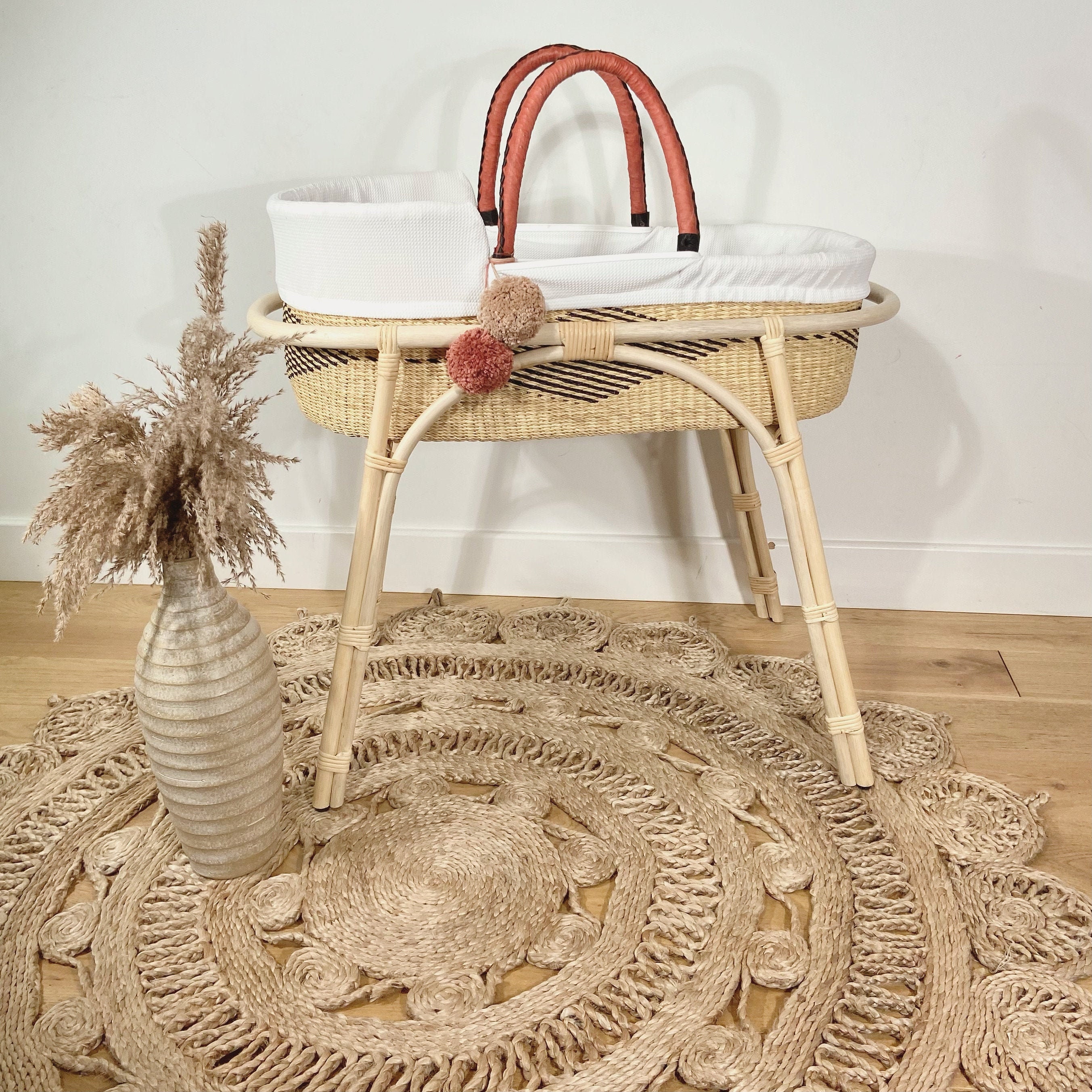 Soft Cotton Moses Basket Liner for Hooded and Non Hooded Woven Etsy