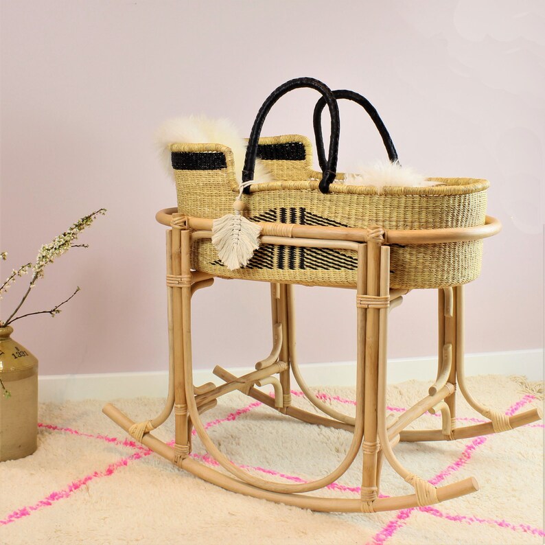 cane moses basket