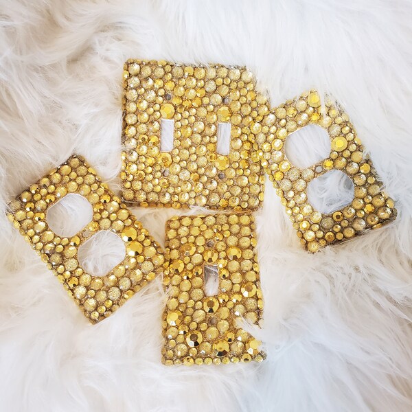 Brushed Gold Outlet Covers Etsy