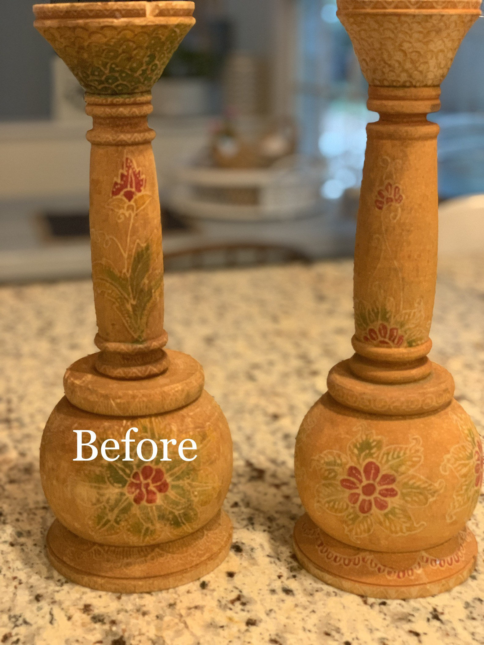 Candle Stick Holders Pair 2 Vintage Candle Sticks Rustic Etsy