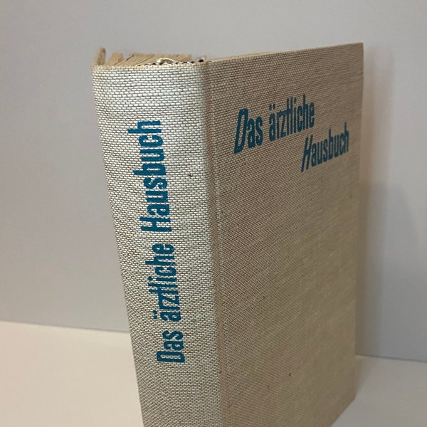 German Antique Book Collector 1960 Das Arztliche Hausbuch Dr. Kurt Pollak German Book Printed Germany Medical Textbook The Medical Housebook