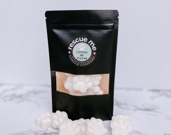 Paw Print Soy Wax Melts and 20% of Proceeds Donated to Animal Rescues