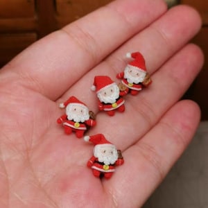 かぎ針編みの動物 ポケットペット ミニチュアかぎ針編み人形 小さな人形 ドールハウス かぎ針編み クリスマス 完成人形 マイクロウサギ パーソナライズされた人形