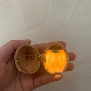 Miniature Walnut Shell Dollhouse Light - Unique DIY Jewel Case (3 Pcs)
