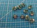 Miniature Dollhouse Light: Wireless Magnetic LED (3pcs)  Various light colors available